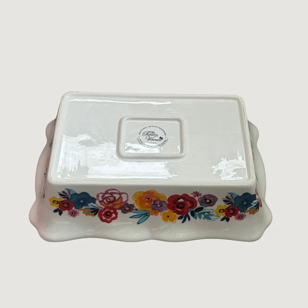 Pioneer Woman Flea Market Floral Rectangular 2.3 Quart Baking Dish